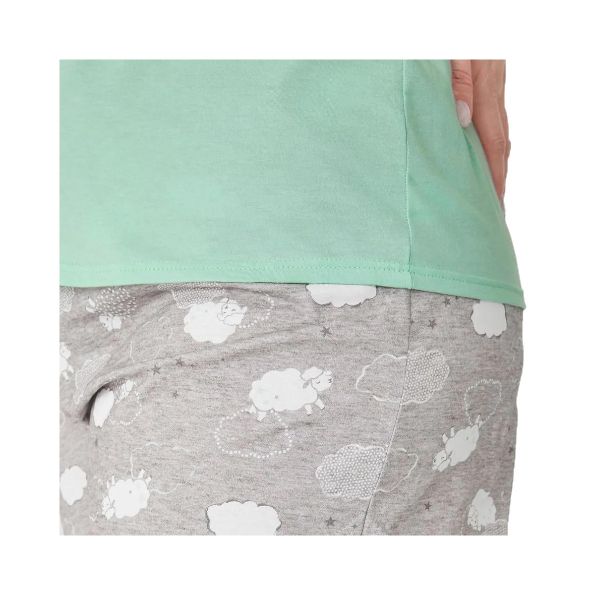 Pijama Malwee Verão Meia Manga 128764 Verde Pijama Malwee Verão Meia Manga 128764 Verde