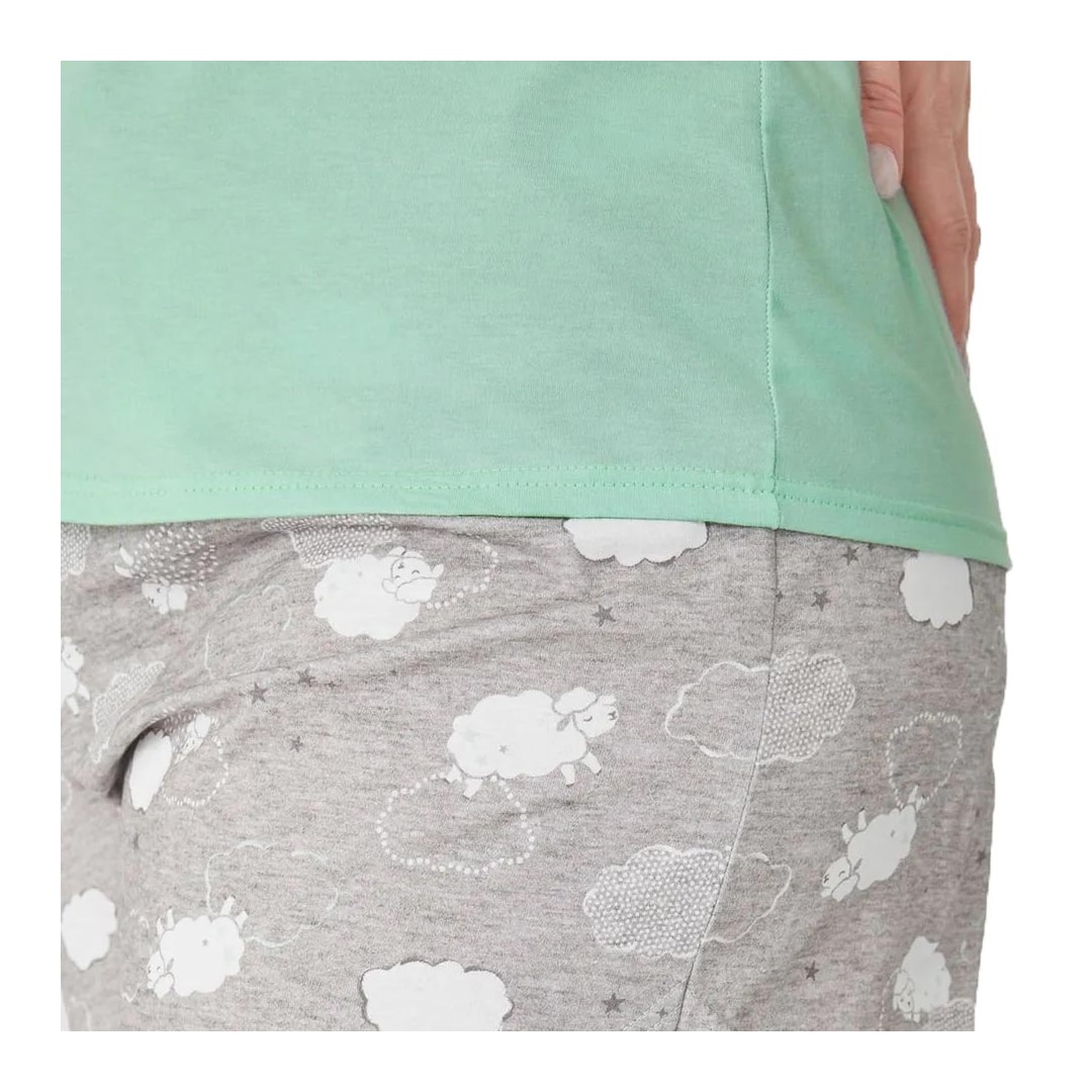 Pijama Malwee Verão Meia Manga 128764 Verde