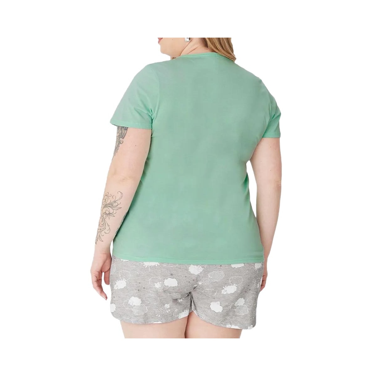 Pijama Malwee Verão Meia Manga 128764 Verde Pijama Malwee Verão Meia Manga 128764 Verde