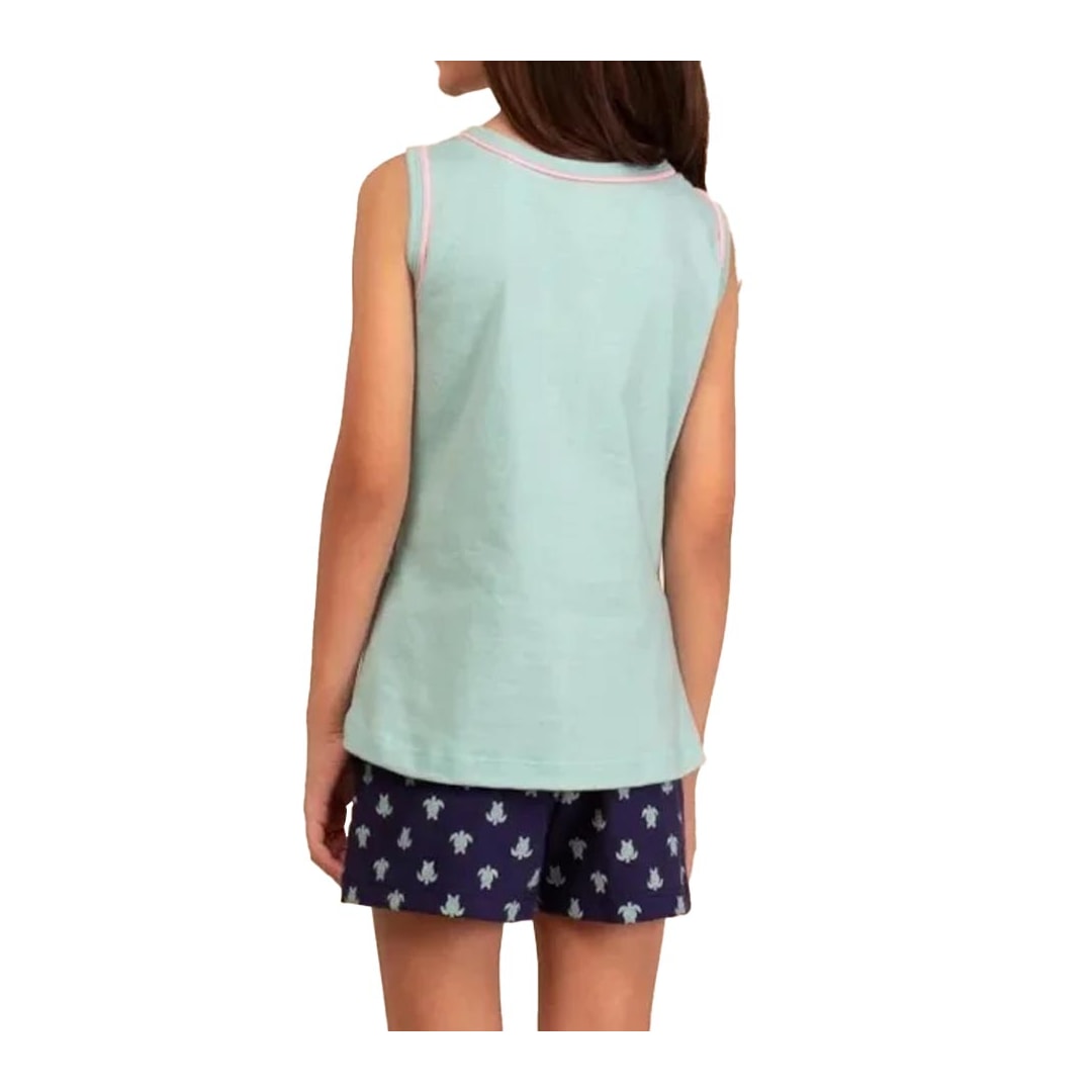 Pijama Mensageiro dos Sonhos Infantil Feminino Sm 0131297 Verde/Azul Pijama Mensageiro dos Sonhos Infantil Feminino Sm 0131297 Verde/Azul
