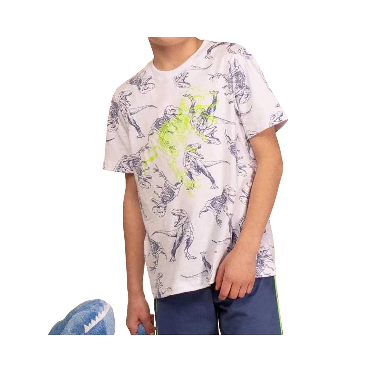 Pijama Mensageiro dos Sonhos Infantil Masculino 0131377 Azul/Branco Pijama Mensageiro dos Sonhos Infantil Masculino 0131377 Azul/Branco