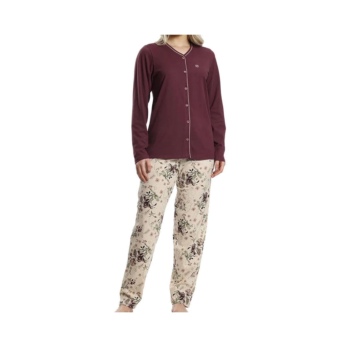 Pijama Paulienne Feminino Aberto Inverno 214.76 Rosalia