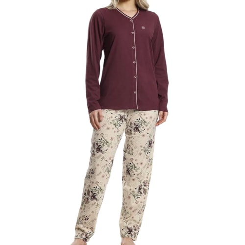 Pijama Paulienne Feminino Aberto Inverno 214.76 Rosalia