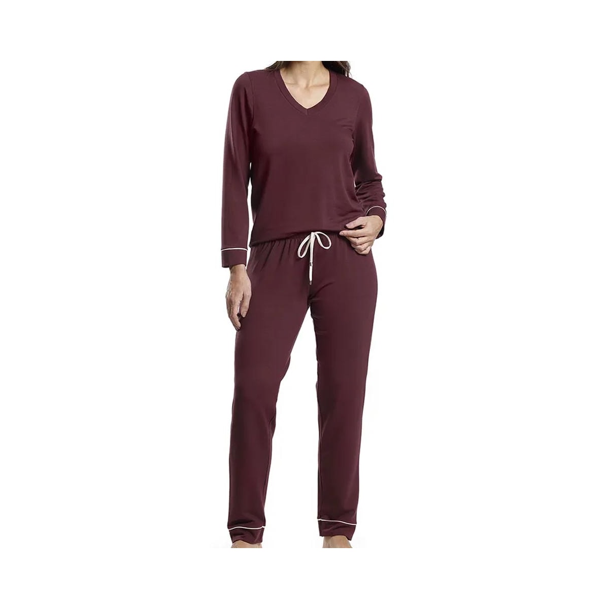 Pijama Paulienne Feminino Fechado Inverno 632.76 Cereja Pijama Paulienne Feminino Fechado Inverno 632.76 Cereja