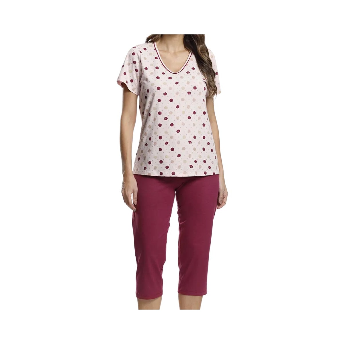Pijama Paulienne Feminino Verão Capri 103.76 Rosa