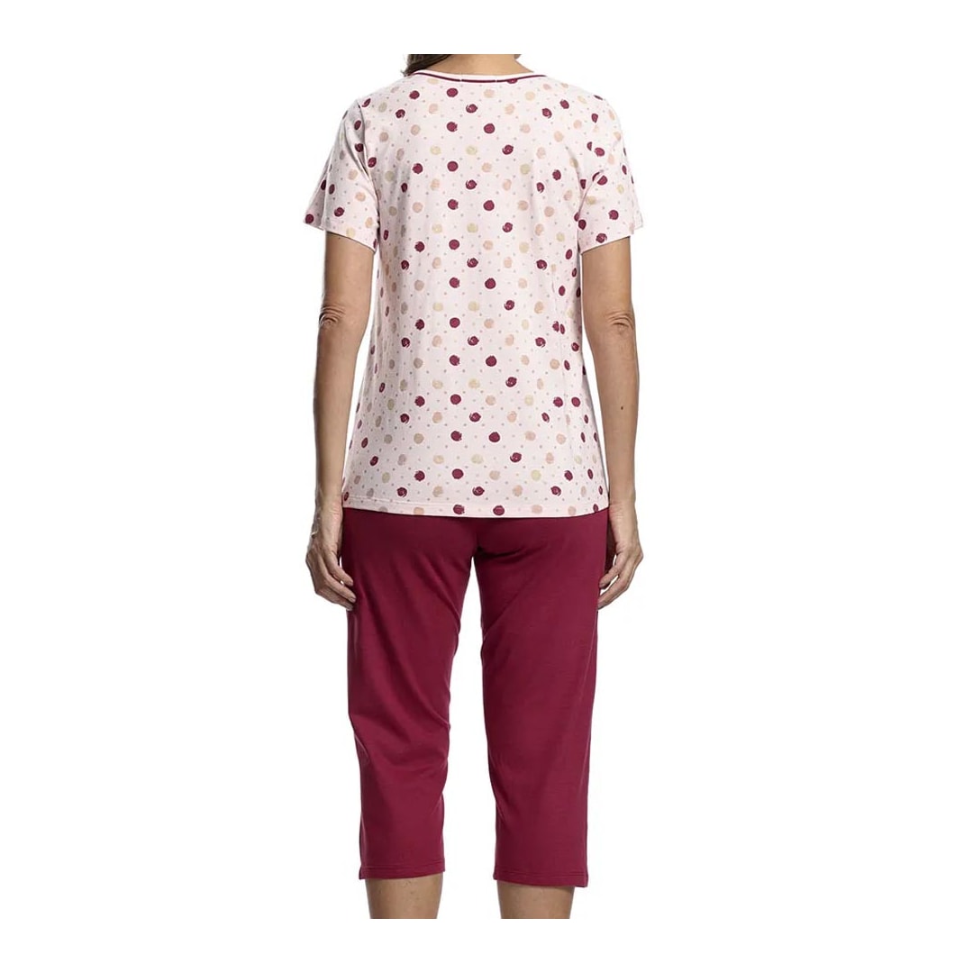 Pijama Paulienne Feminino Verão Capri 103.76 Rosa Pijama Paulienne Feminino Verão Capri 103.76 Rosa