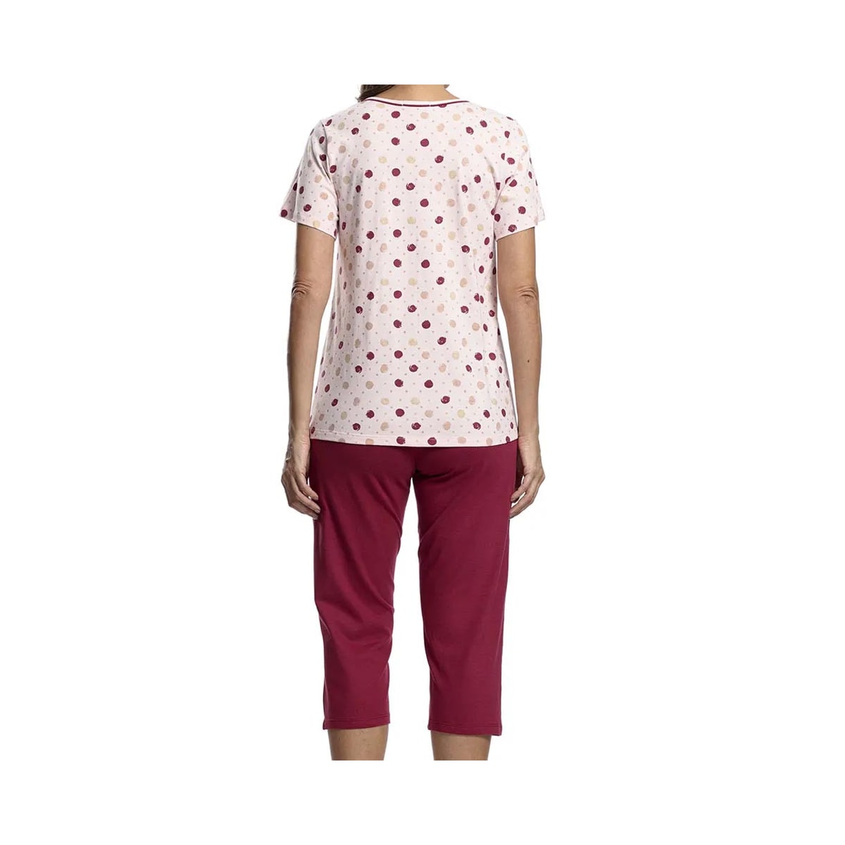 Pijama Paulienne Feminino Verão Capri 103.76 Rosa Pijama Paulienne Feminino Verão Capri 103.76 Rosa
