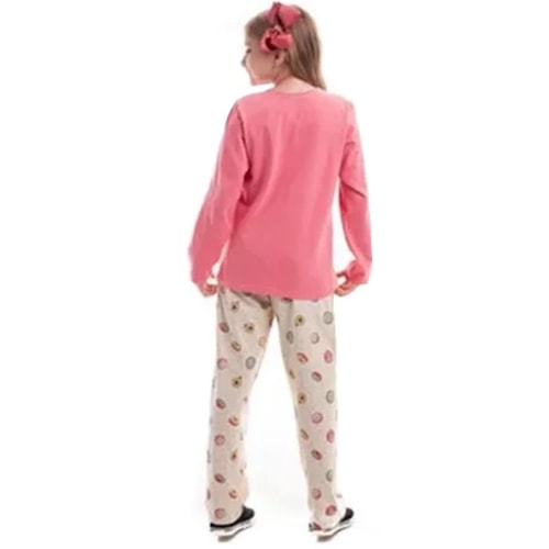 Detalhe - Pijama Paulienne Menina I.218.65 Doces