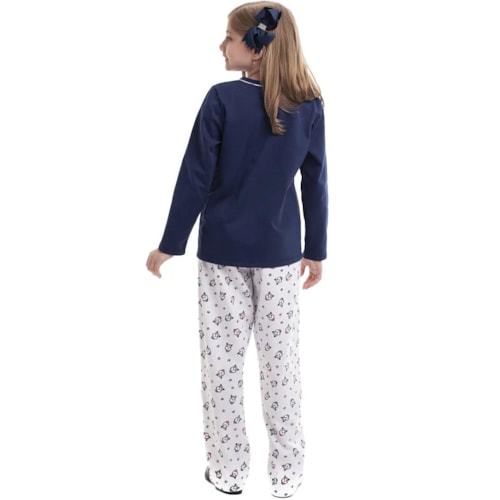 Detalhe - Pijama Paulienne Menina I.218.65 Husky