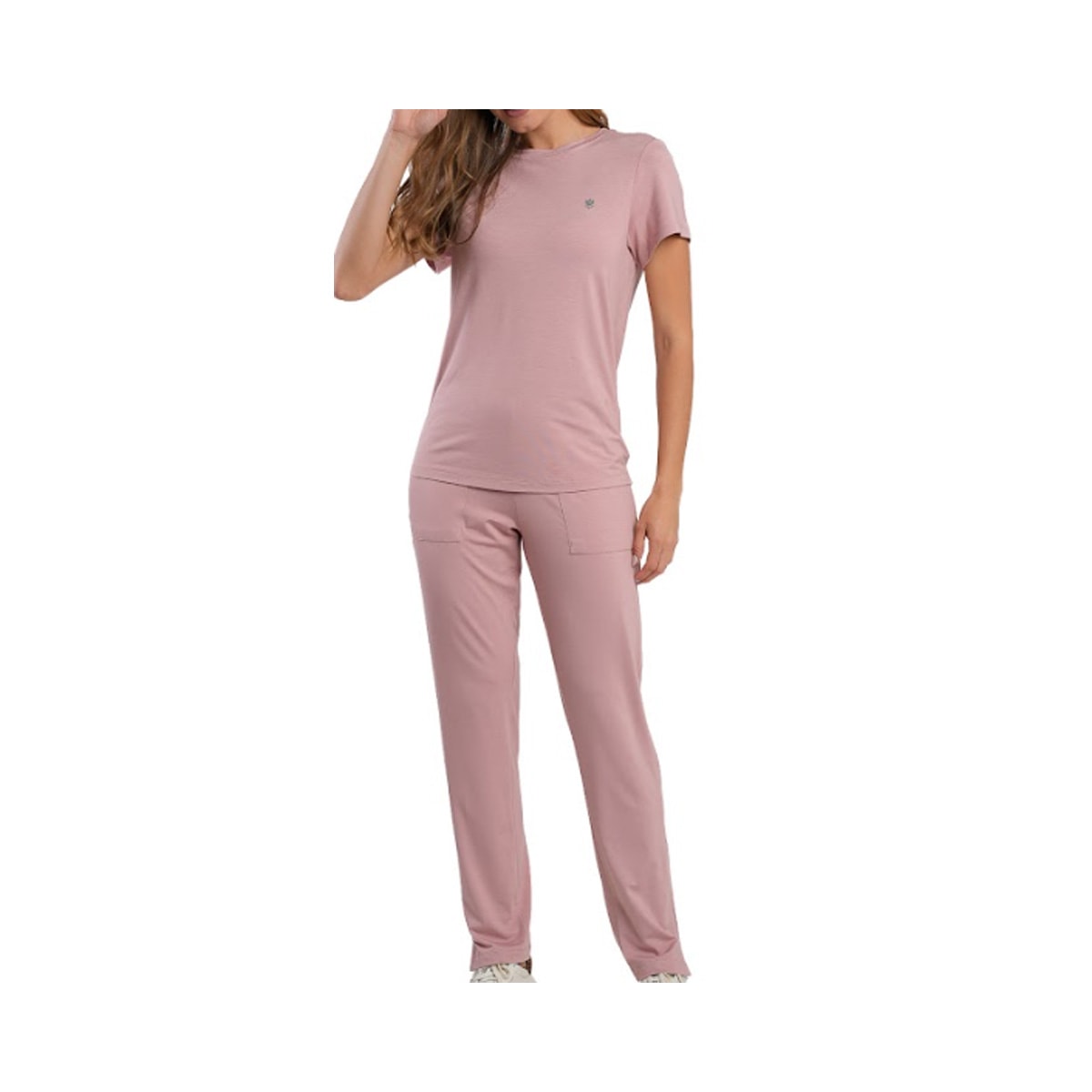 Pijama Podiun Feminino Verão Com Calça 265113 Rose Seraphina Pijama Podiun Feminino Verão Com Calça 265113 Rose Seraphina