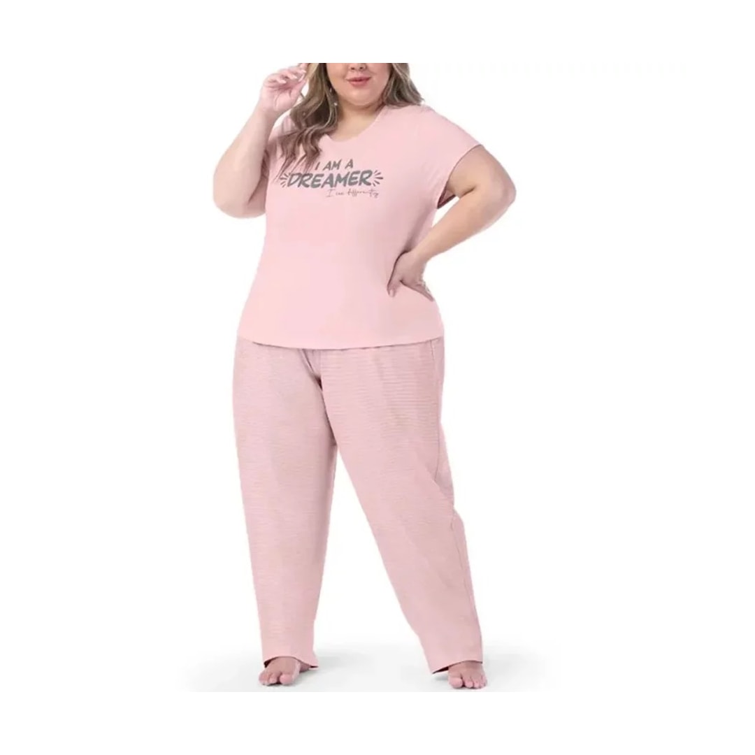 Pijama Zee Rucci Meia Manga Zr3200-007-16 V01 Rosa Pijama Zee Rucci Meia Manga Zr3200-007-16 V01 Rosa