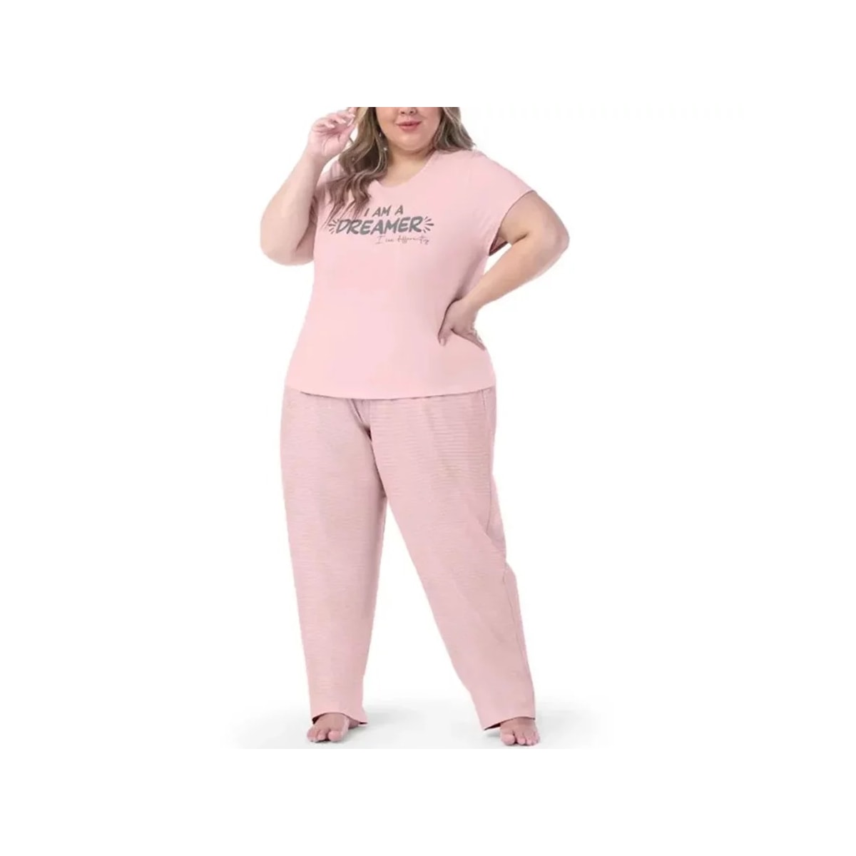 Pijama Zee Rucci Meia Manga Zr3200-007-16 V01 Rosa Pijama Zee Rucci Meia Manga Zr3200-007-16 V01 Rosa