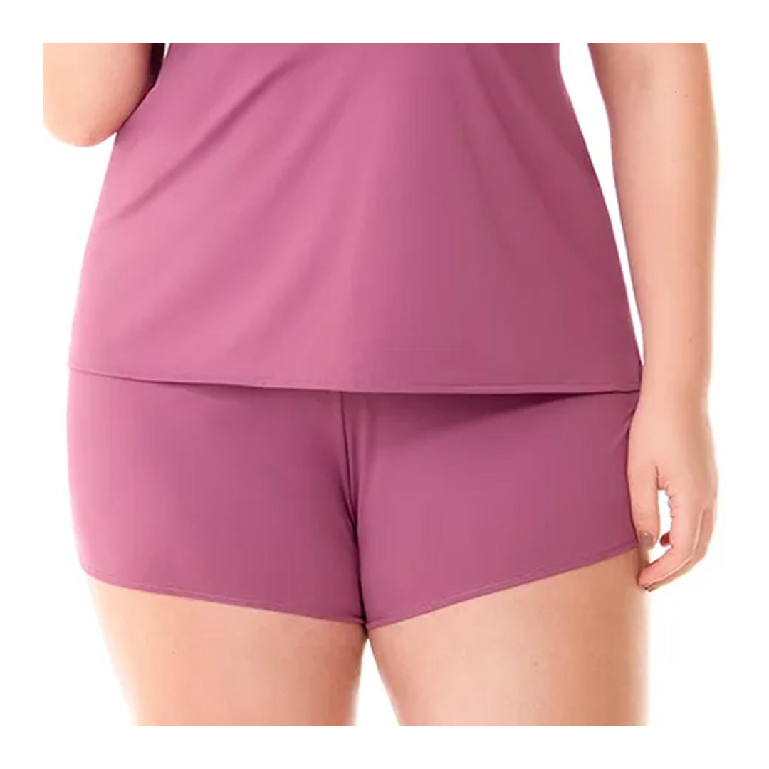 Pijama Zee Rucci Verão Com Shortinho Ze1400-019 C585 Rosa Escuro