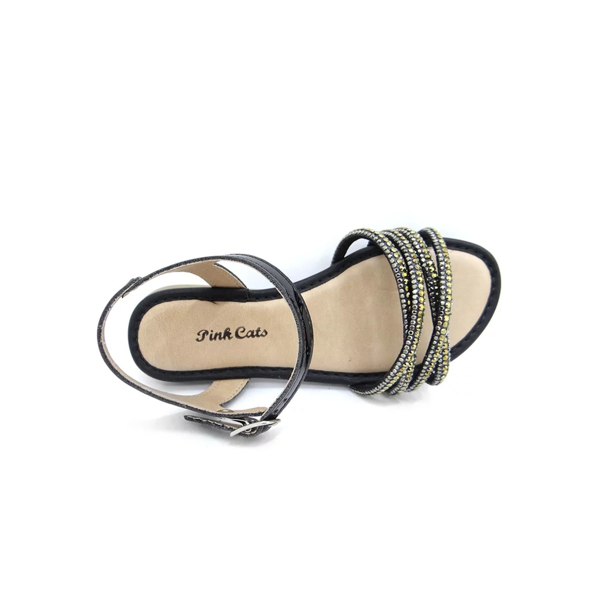 Pink Cats Sandália Kids Menina V1343 Preto Pink Cats Sandália Kids Menina V1343 Preto