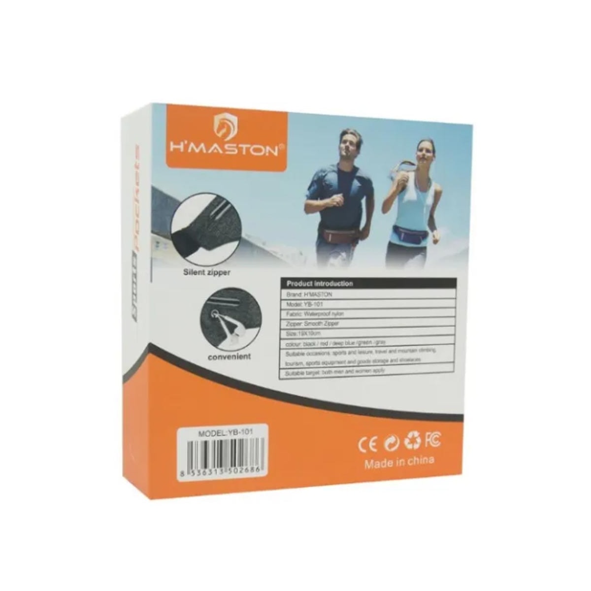 Pochete H'maston Sports Pockets Yb-101 Amarelo Neon Pochete H'maston Sports Pockets Yb-101 Amarelo Neon