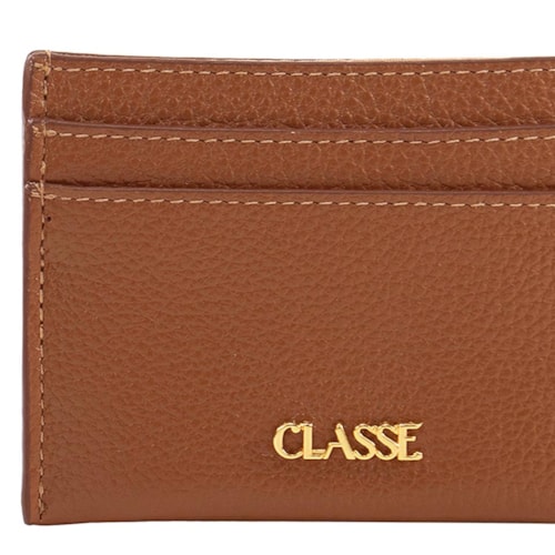 Detalhe - Porta Cartão Classe Couro Pc151 Nocciola 38