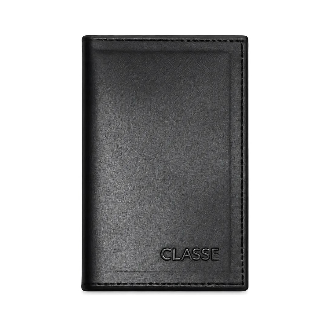 Porta-Cartão Classe Masculino Couro Pc25 Preto