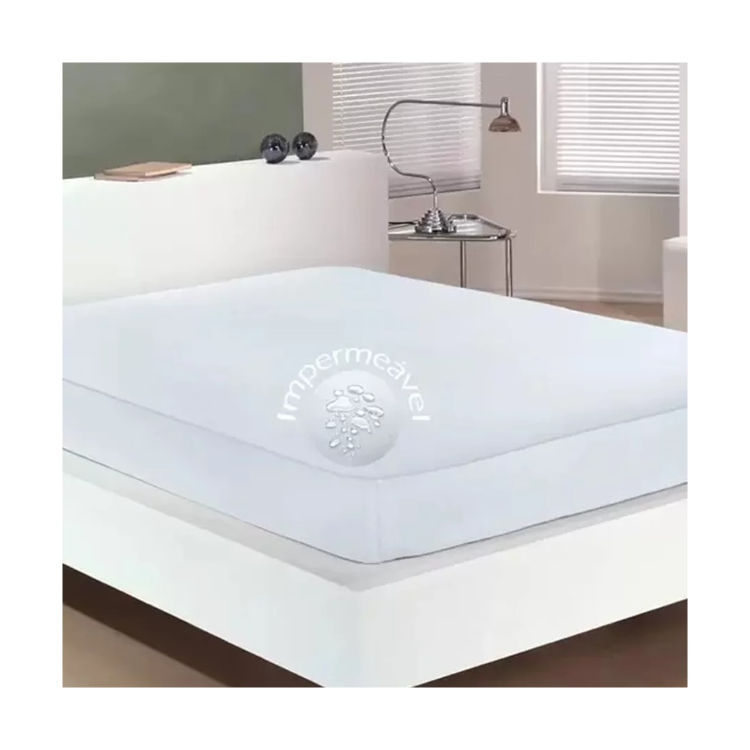 Protetor Bouton de Colchão Queen 160x200x40cm Branco