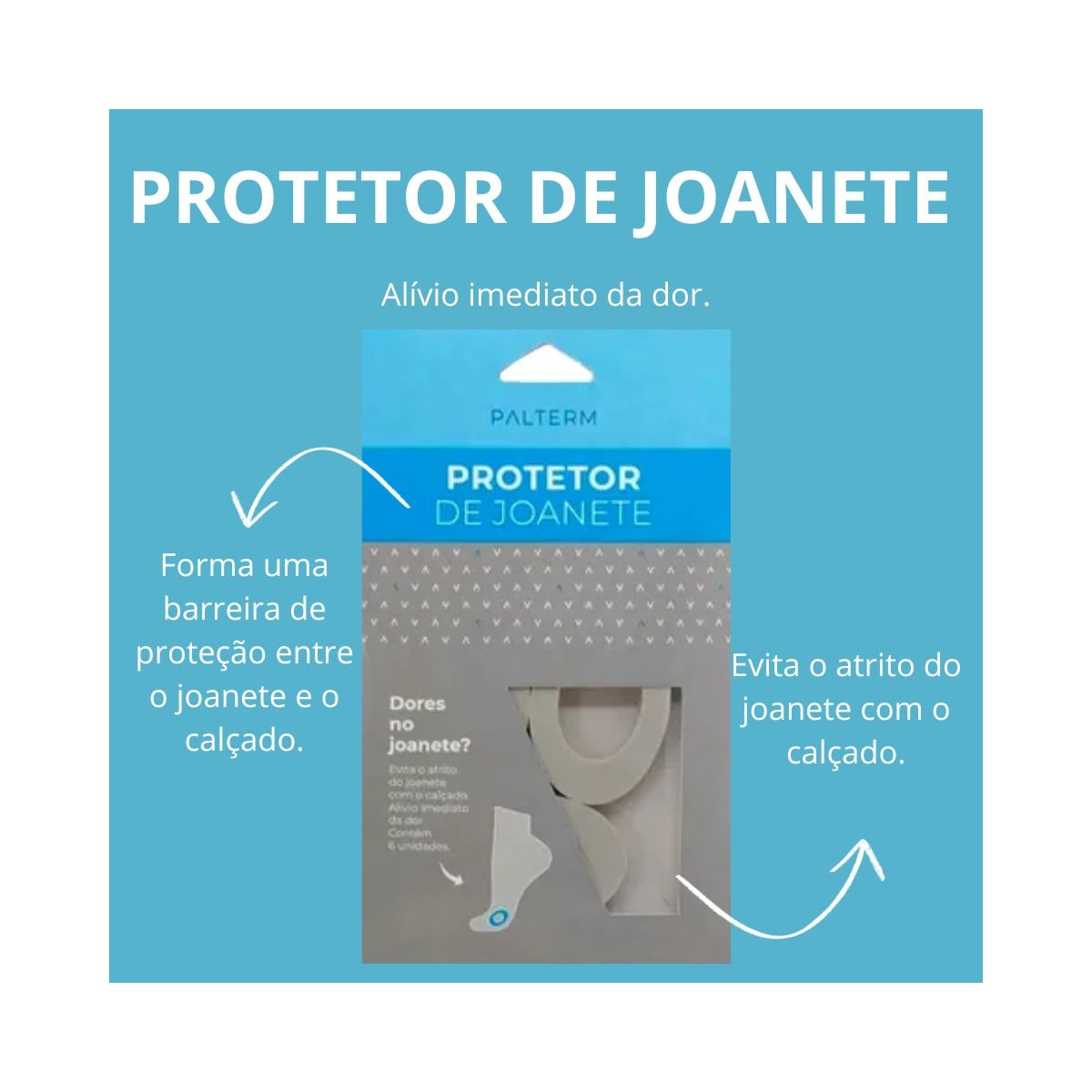Protetor Palterm De Joanete 544 Unica Protetor Palterm De Joanete 544 Unica
