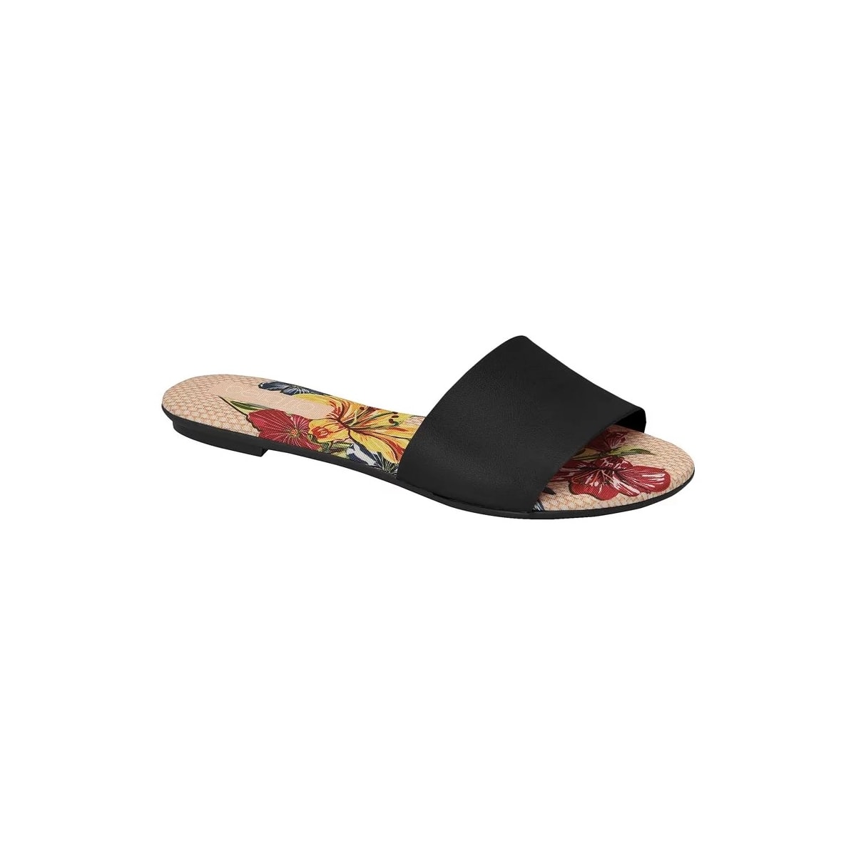 Rasteira Beira Rio 8237.283 Preto/Multi Vermelho Rasteira Beira Rio 8237.283 Preto/Multi Vermelho