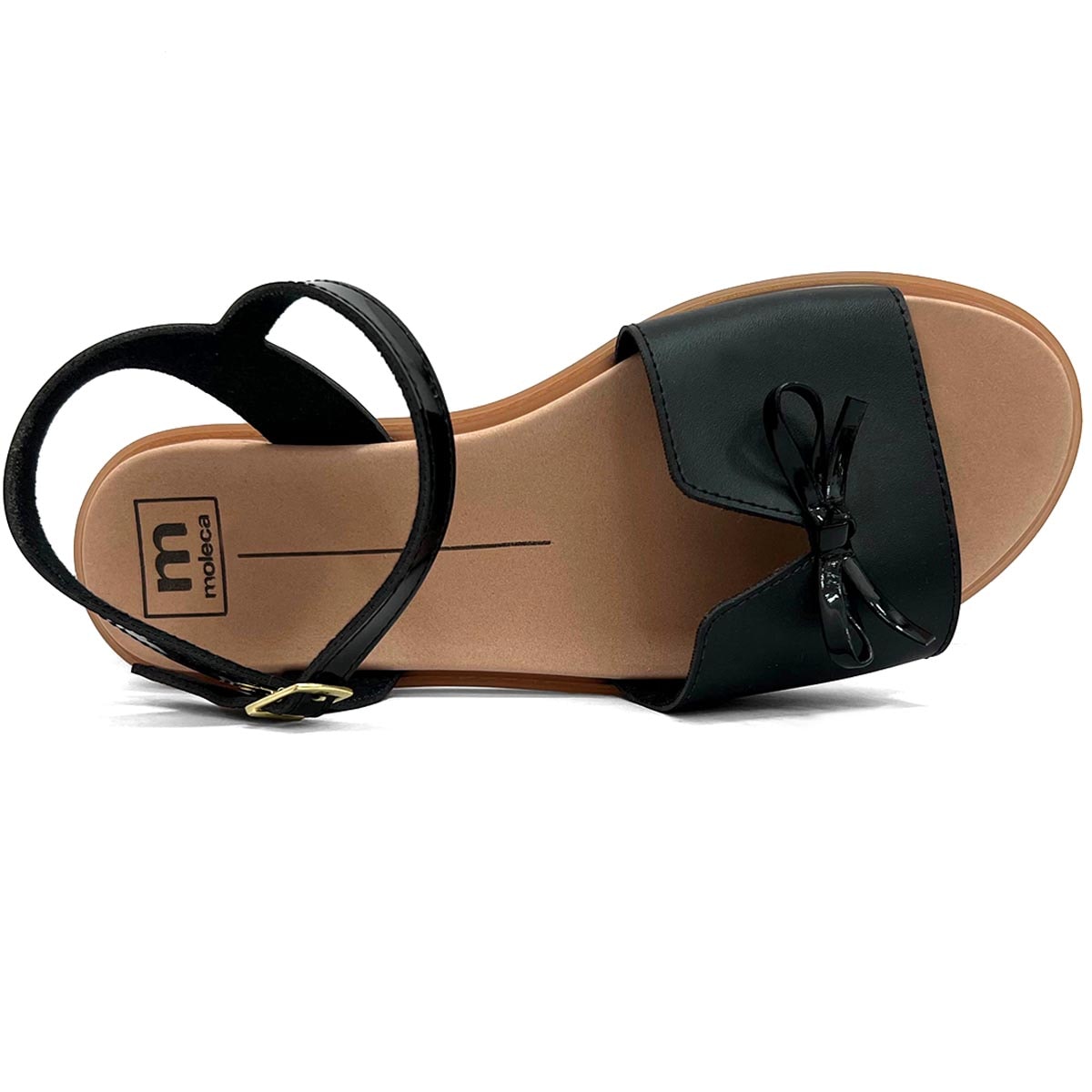 Rasteira Moleca 5450.114 Preto Rasteira Moleca 5450.114 Preto