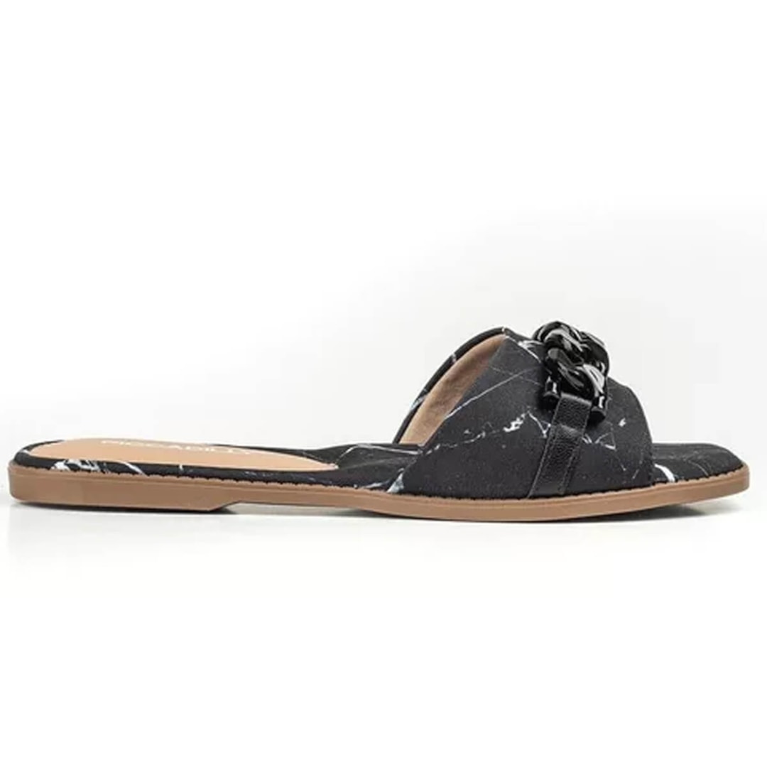 Rasteira Piccadilly 508034 Preto