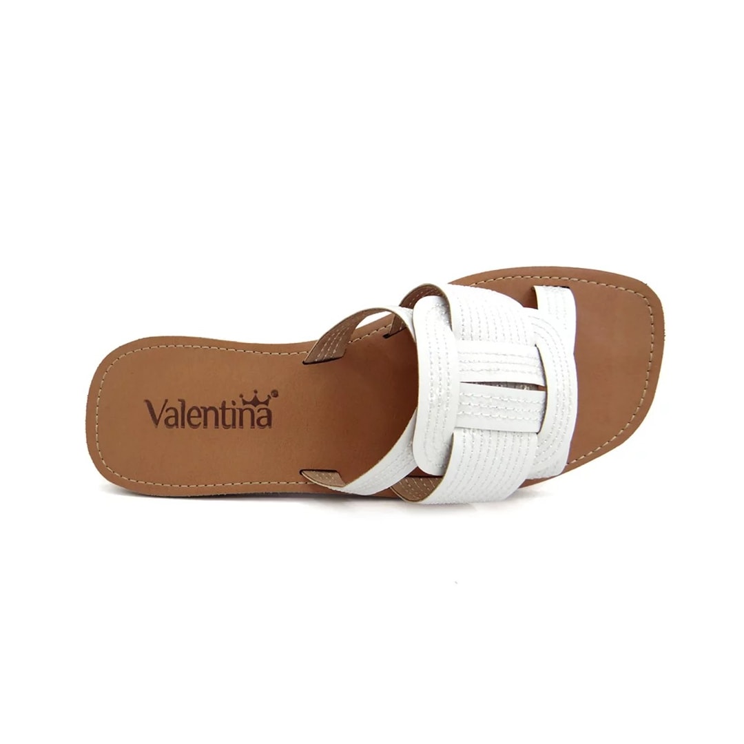 Rasteira Valentina 234013 Branco Rasteira Valentina 234013 Branco