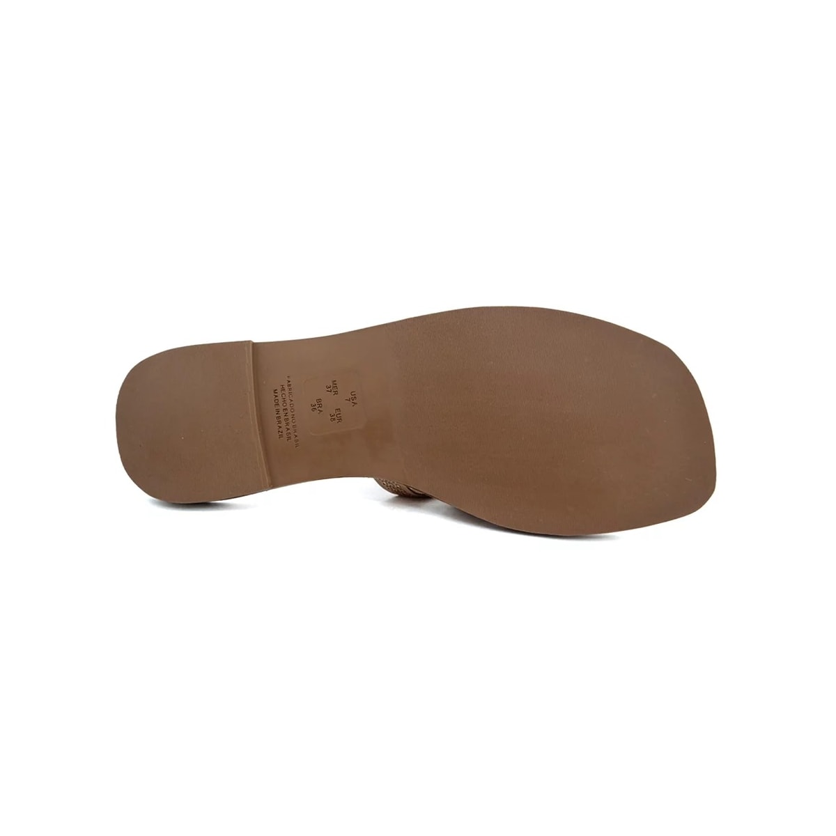 Rasteira Valentina 234013 Branco/Whisky/Preto Rasteira Valentina 234013 Branco/Whisky/Preto