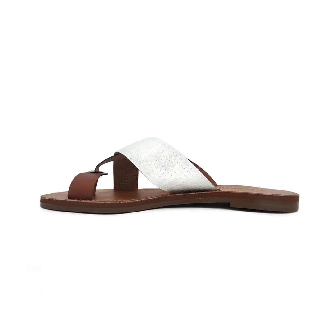 Rasteira Valentina Feminina 234014 Branco/Preto Rasteira Valentina Feminina 234014 Branco/Preto