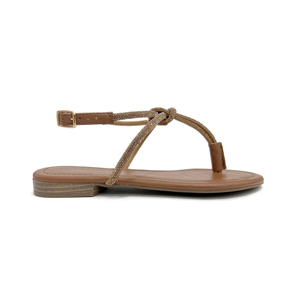 Rasteira Via Marte De Dedo 157-006-01 Ganache