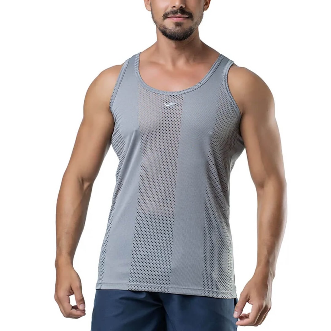 Regata Elite Dry 025286 Cinza Aço