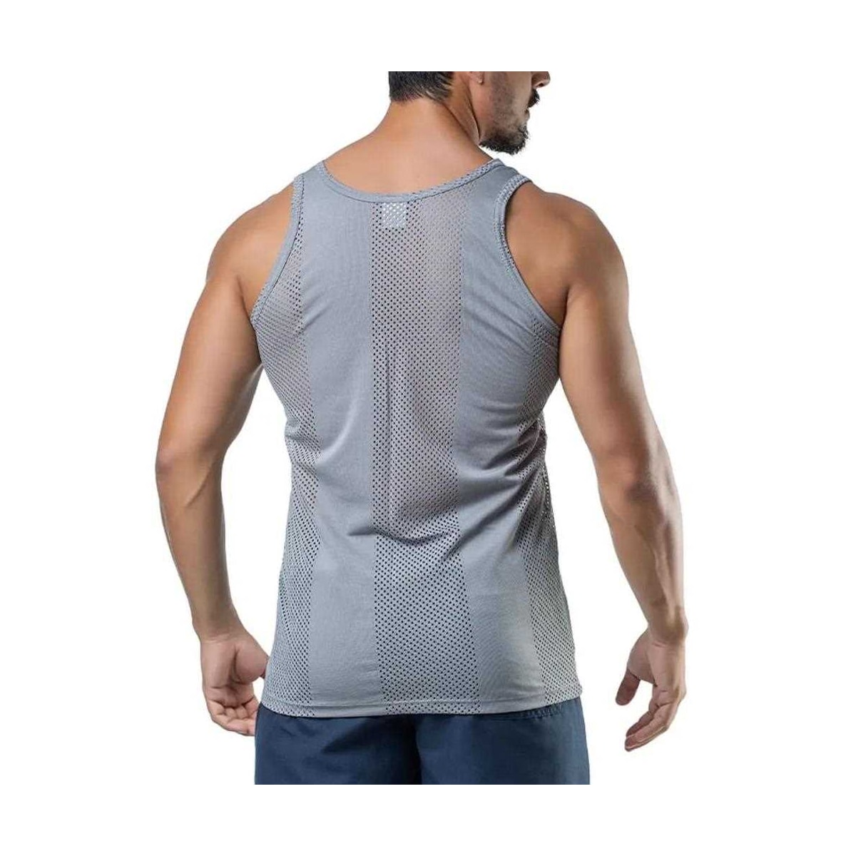 Regata Elite Dry 025286 Cinza Aço Regata Elite Dry 025286 Cinza Aço