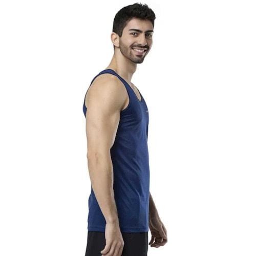 Detalhe - Regata Elite Dry 135491 Marinho
