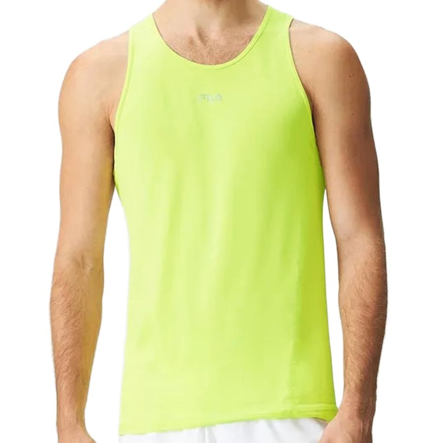 Regata Fila Dry Masculina F11r00242 Amarelo Neon Light
