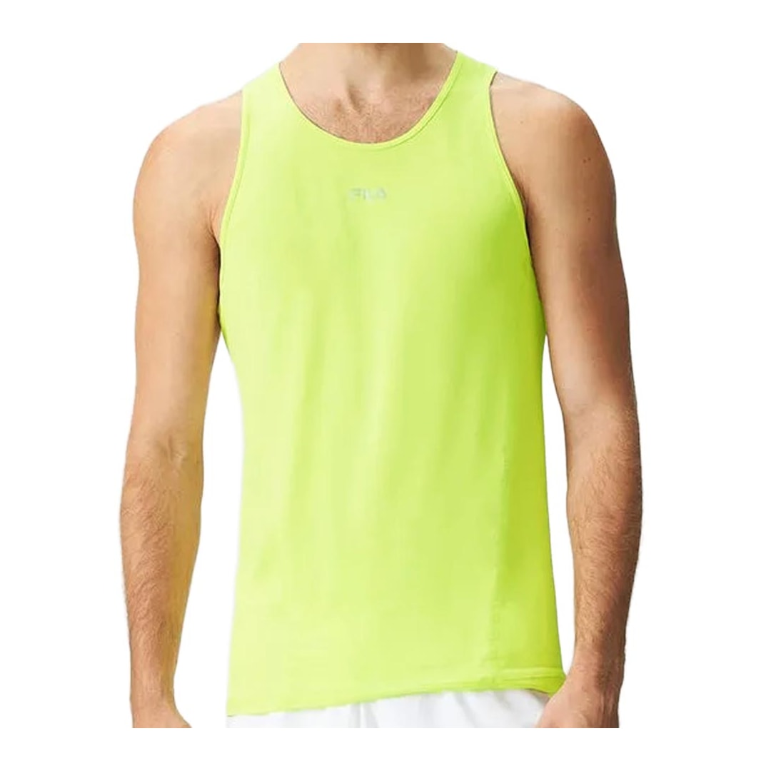 Regata Fila Dry Masculina F11r00242 Amarelo Neon Light Regata Fila Dry Masculina F11r00242 Amarelo Neon Light