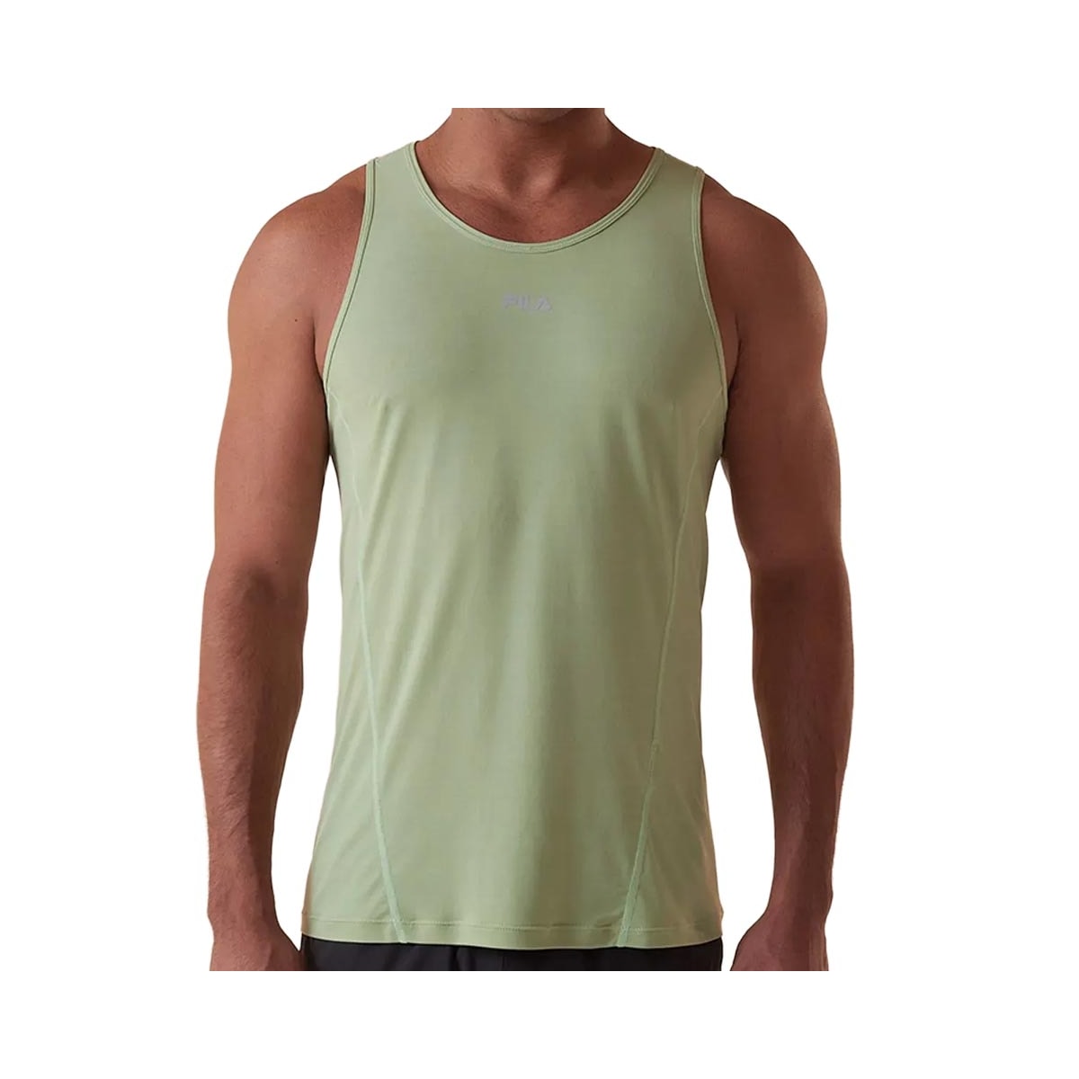 Regata Fila Dry Masculina F11r00242 Verde Salvia Claro Regata Fila Dry Masculina F11r00242 Verde Salvia Claro