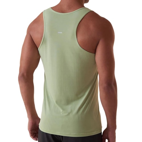 Detalhe - Regata Fila Dry Masculina F11r00242 Verde Salvia Claro