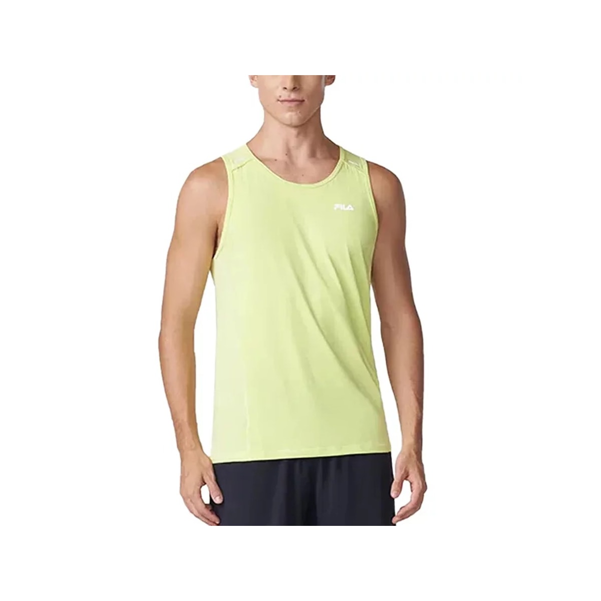 Regata Fila Masculina Light Speed F11r013 Amarelo Neon Regata Fila Masculina Light Speed F11r013 Amarelo Neon