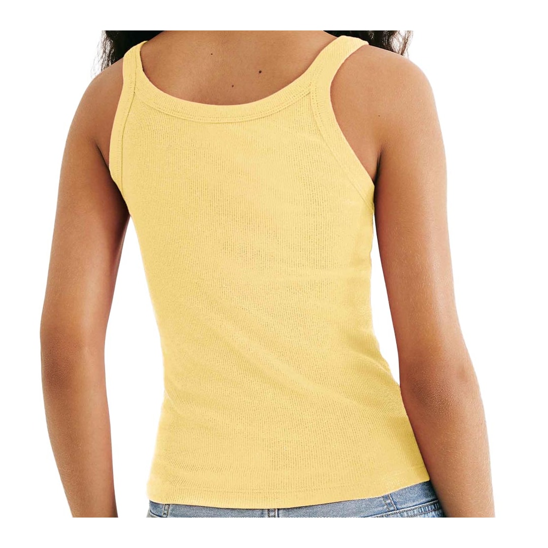 Regata Hering Básica Slim Rib N1TE Amarelo Claro