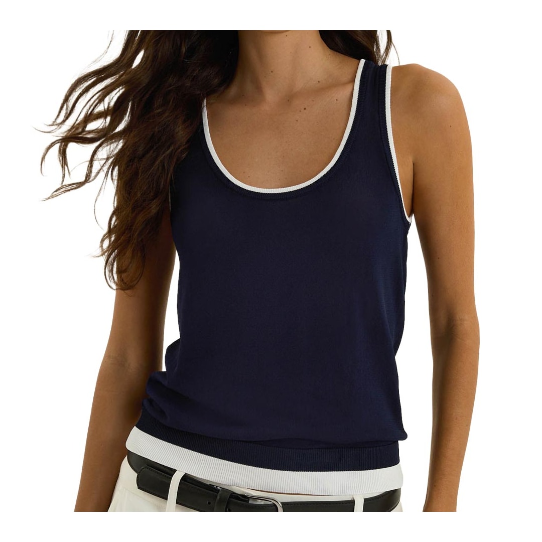 Regata Hering Decote U Slim K6t9 Marinho