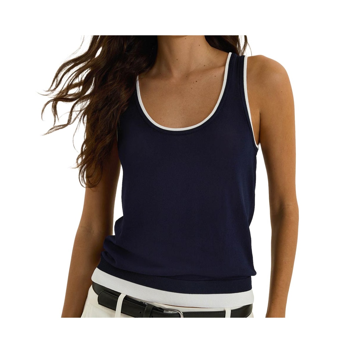 Regata Hering Decote U Slim K6t9 Marinho