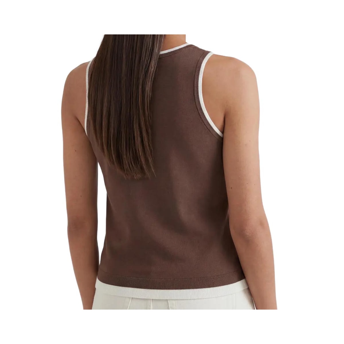 Regata Hering Decote U Slim K6t9 Marrom Coffe Regata Hering Decote U Slim K6t9 Marrom Coffe