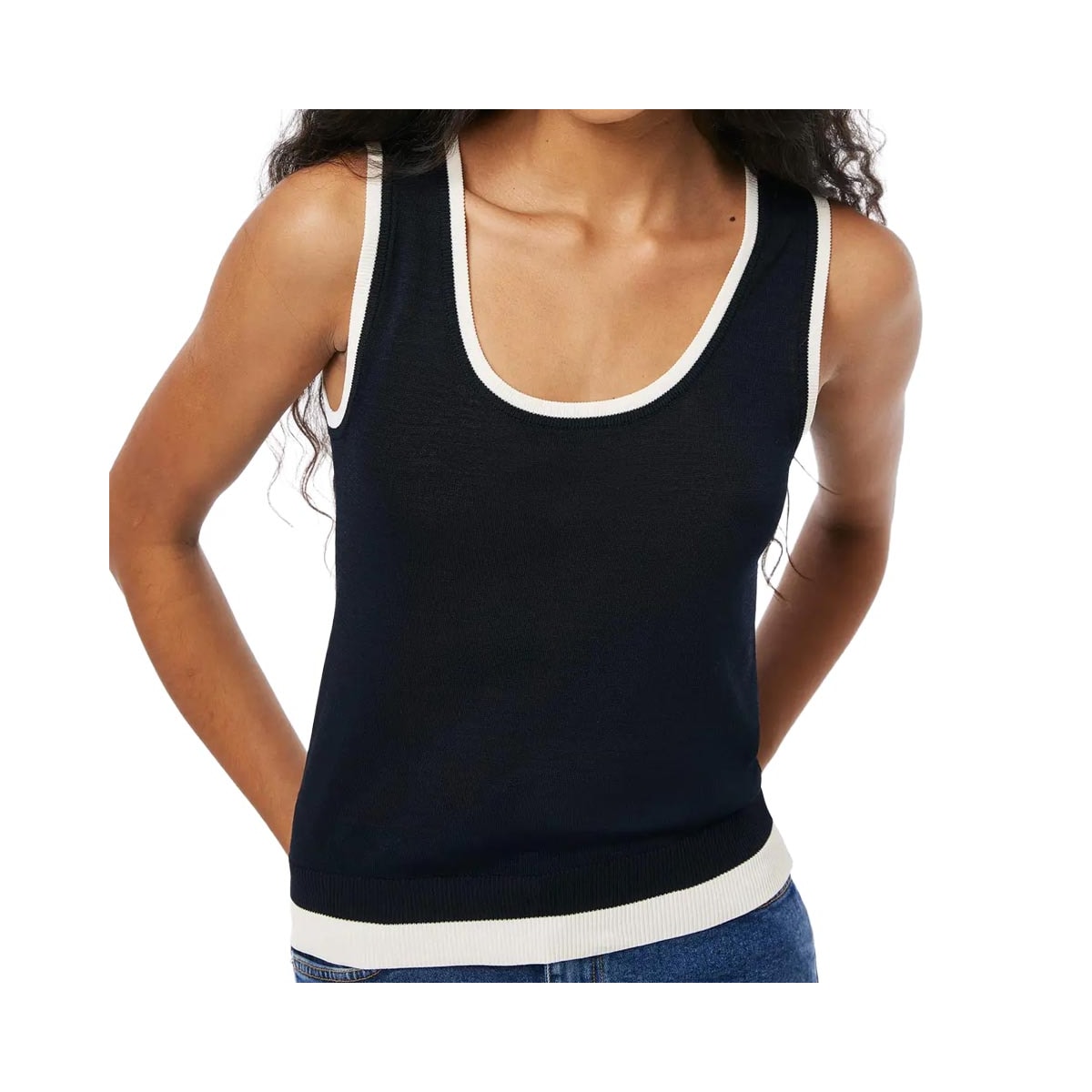 Regata Hering Decote U Slim K6t9 Preto Regata Hering Decote U Slim K6t9 Preto