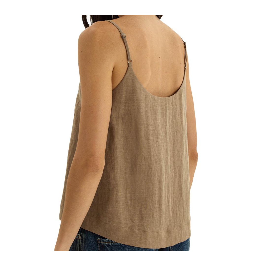 Regata Hering Feminina Em Liocel Crinkle K6up Caqui