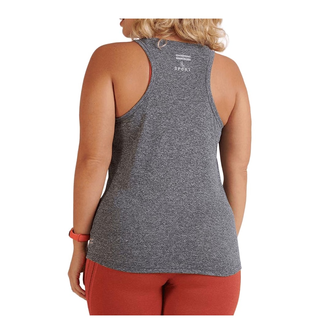 Regata Lupo Feminina Fitness 77076 Mescla Grafite Regata Lupo Feminina Fitness 77076 Mescla Grafite
