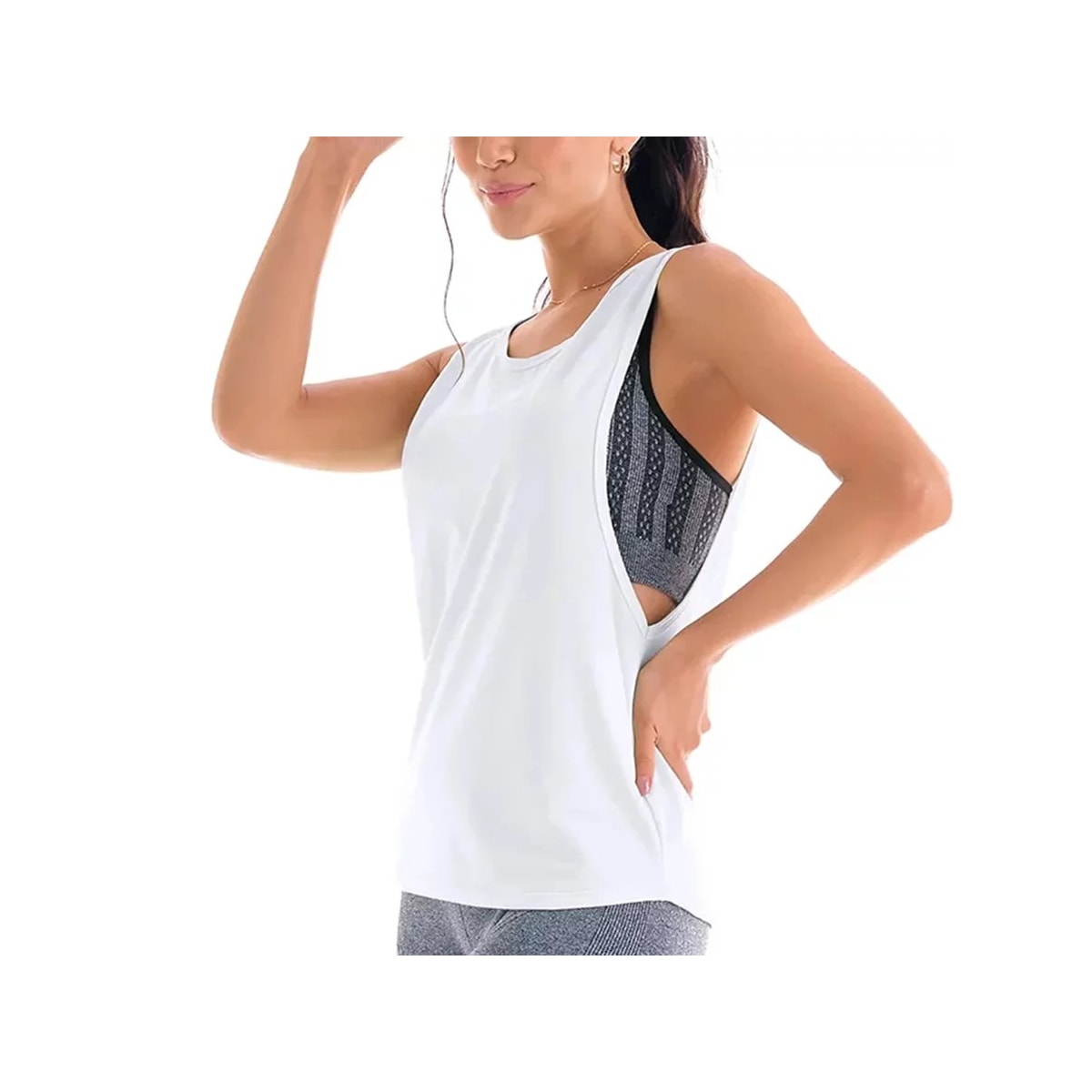 Regata Zee Rucci Fitness Dry Zr0502-0021 Branca Regata Zee Rucci Fitness Dry Zr0502-0021 Branca