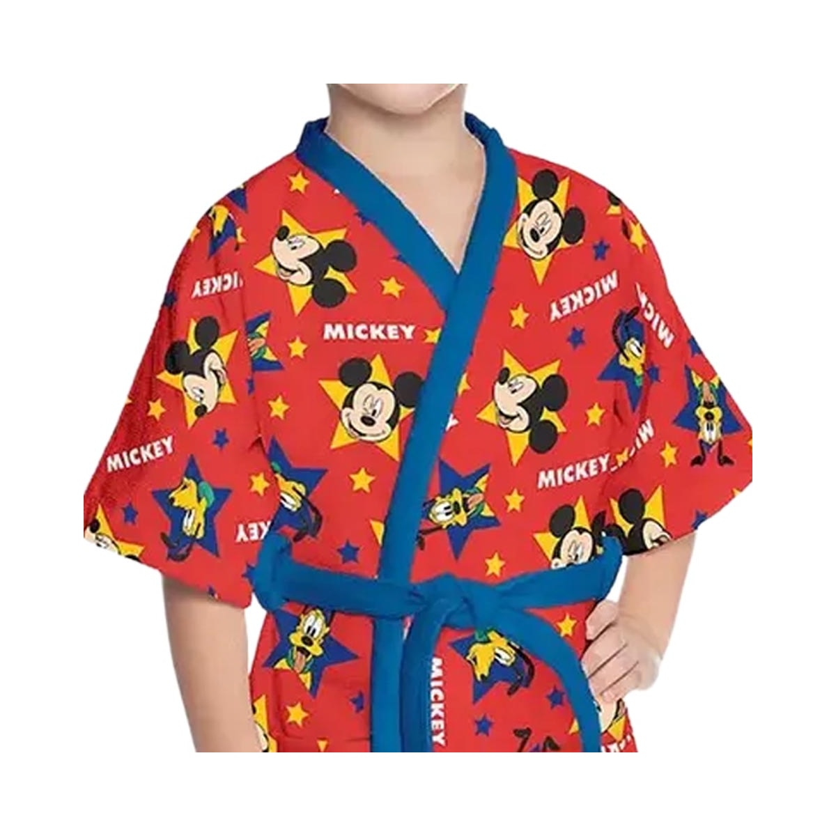 Roupao Lepper Infantil Aveludado Quimono Mickey Vermelho Roupao Lepper Infantil Aveludado Quimono Mickey Vermelho
