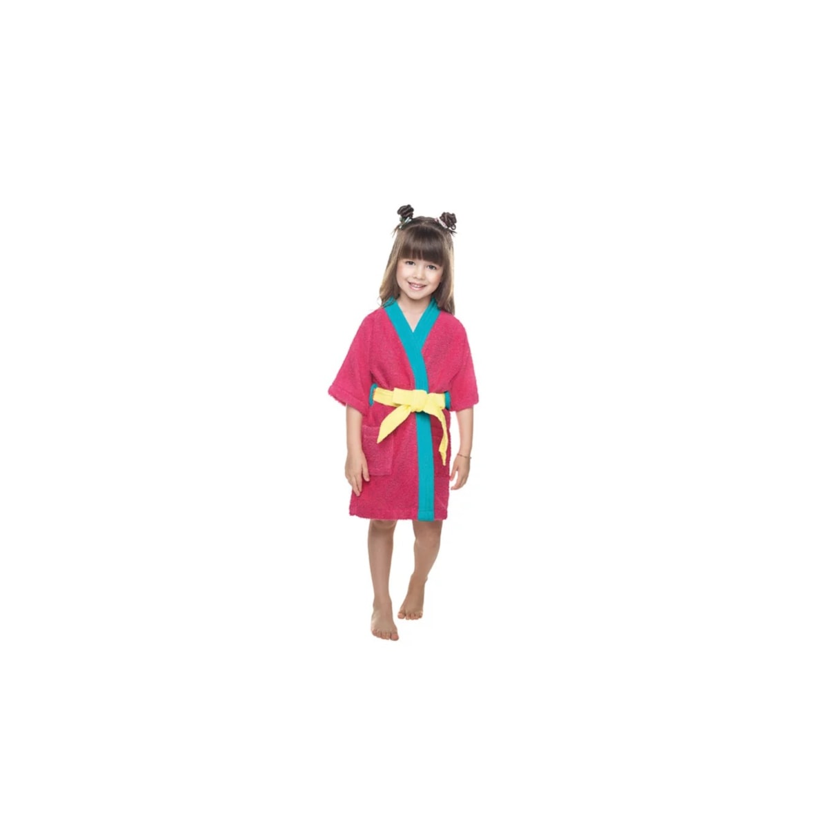 Roupao Lepper Infantil Felpudo Quimono Colorê Rosa Roupao Lepper Infantil Felpudo Quimono Colorê Rosa