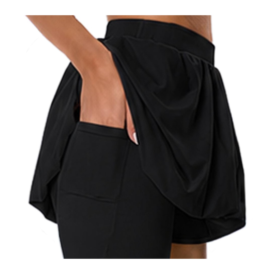 Saia Mov Shorts New Fresh Fitness M0395 Preto Saia Mov Shorts New Fresh Fitness M0395 Preto