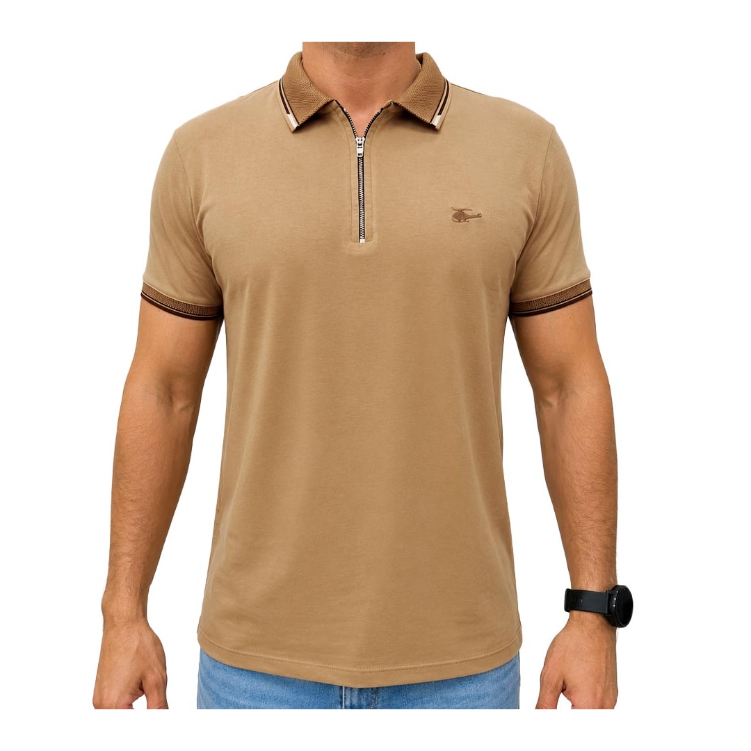 Sallo Camisa Polo Sem Bolso 0015 Amber